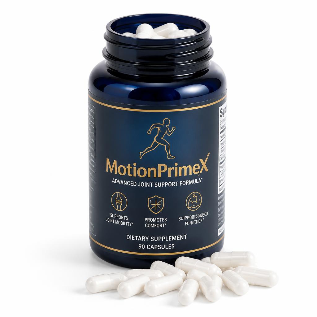 MotionPrimeX bottle — advanced joint support supplement